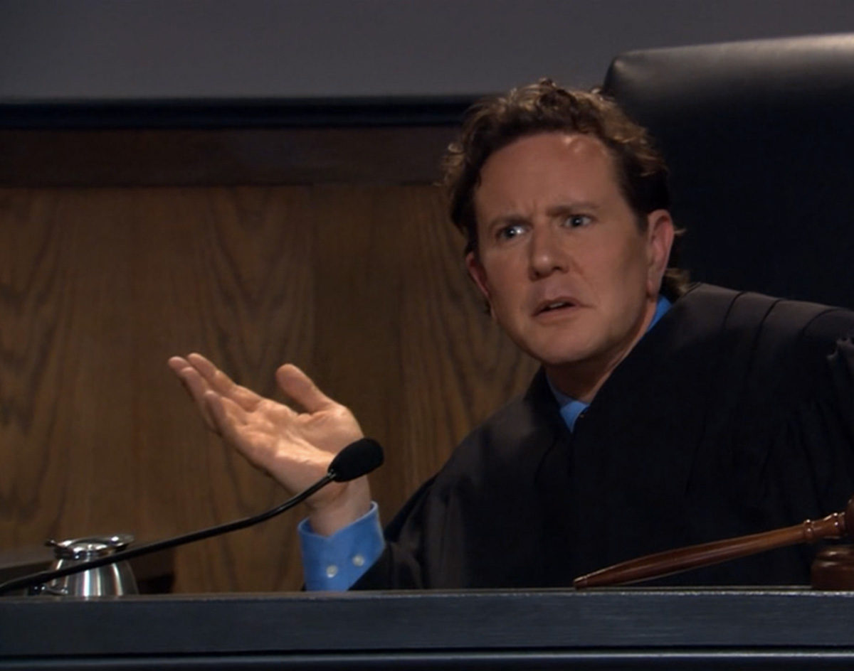 The Judge Reinhold Incident. 