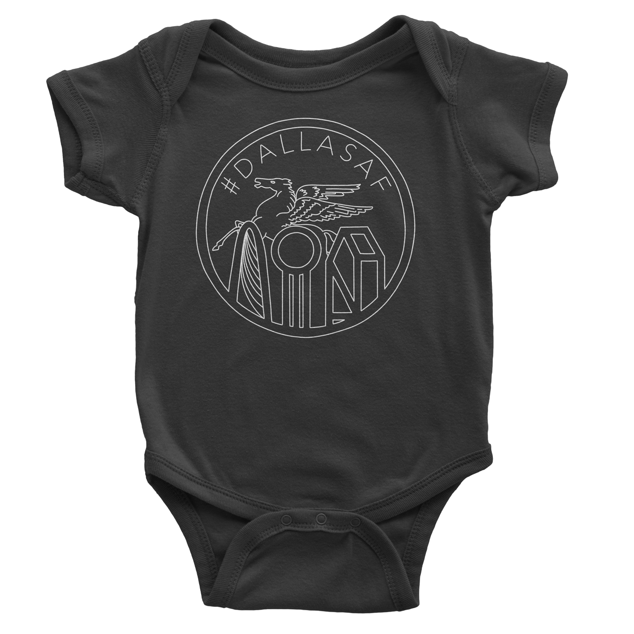 #DallasAF: Nick Quintero Baby Onesie - Central Track