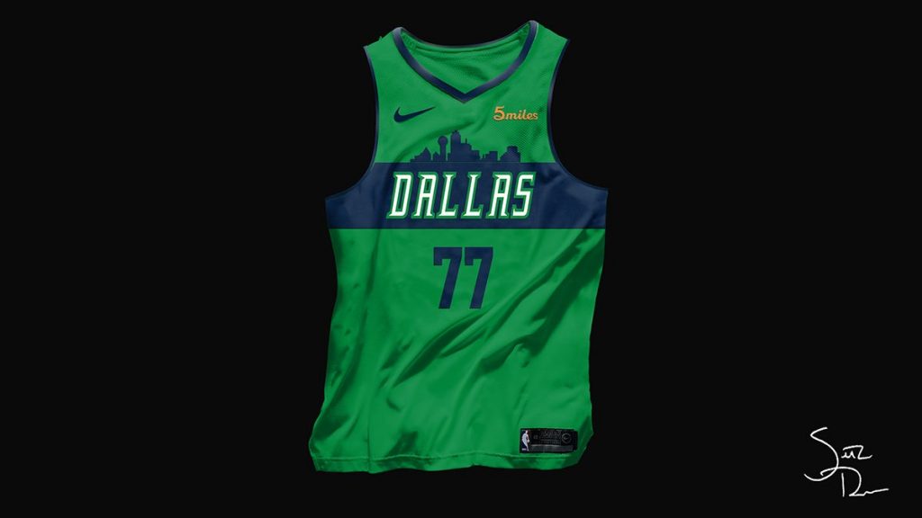 luka doncic green jersey