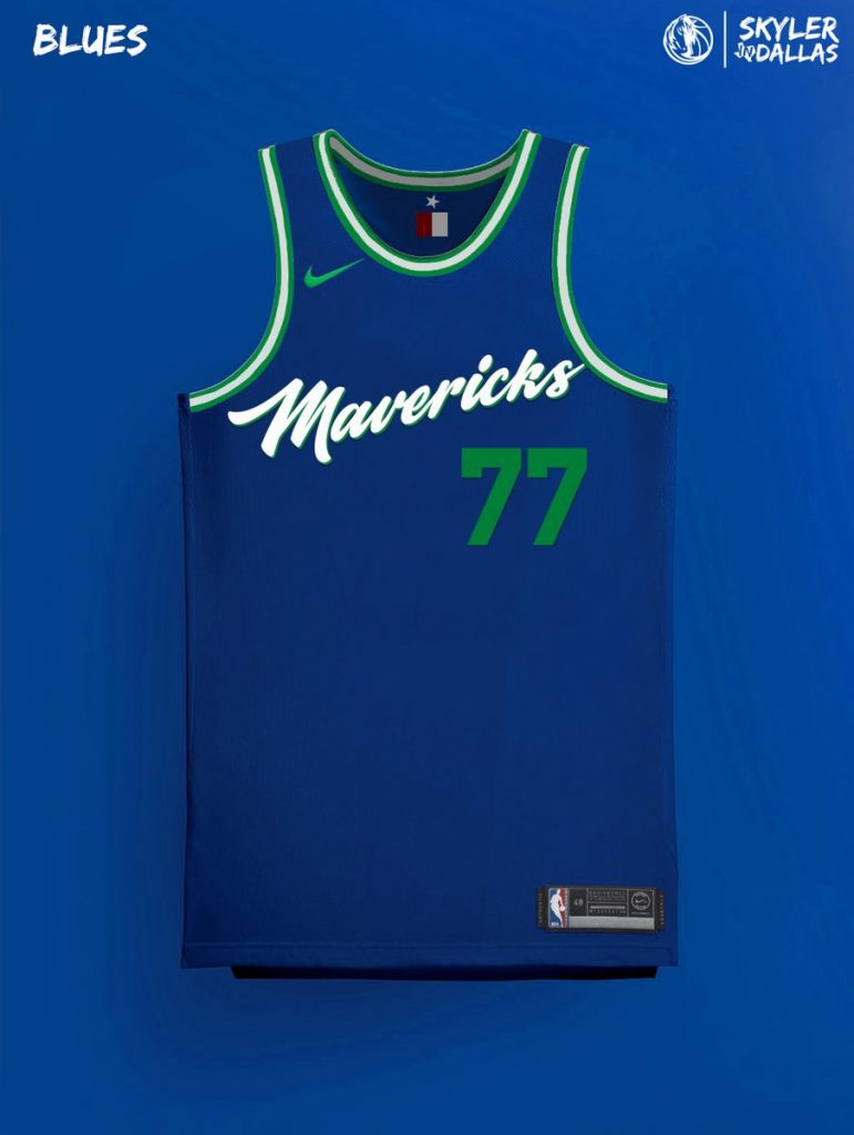 mavericks jersey history