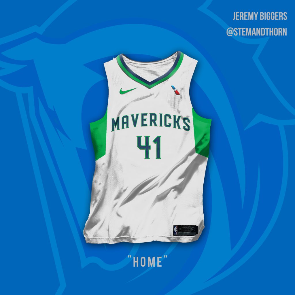 dallas mavericks new jersey design
