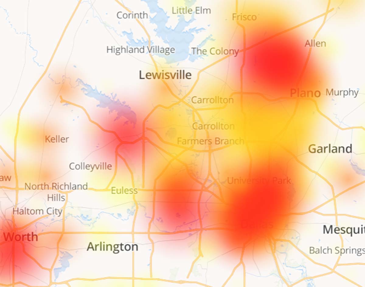 Here's Why Your Internet Is Spotty Today, Dallas. | Central Track1200 x 944