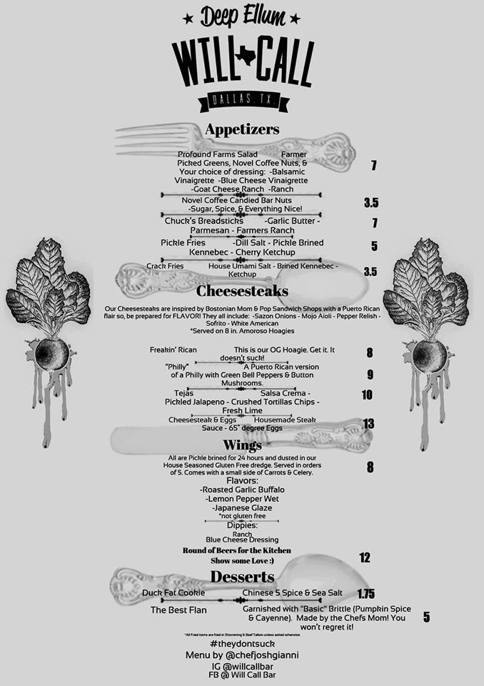 [First Look] Will Call Bar Serves Up Something New. Central Track