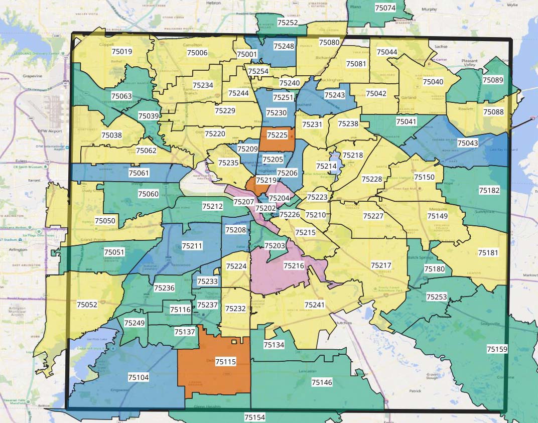 Coronavirus News Briefs Dallas' Latest Map, MustKnows. Central Track