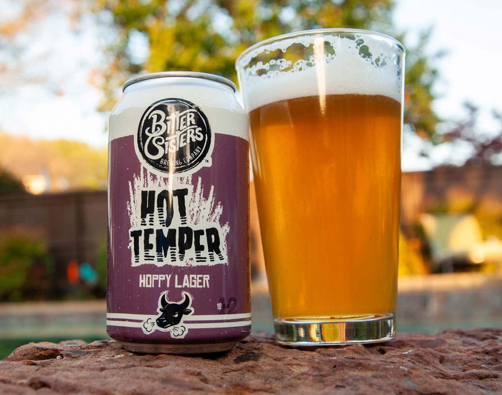 On Tap Bitter Sisters Brewing Company's Hot Temper. Central Track